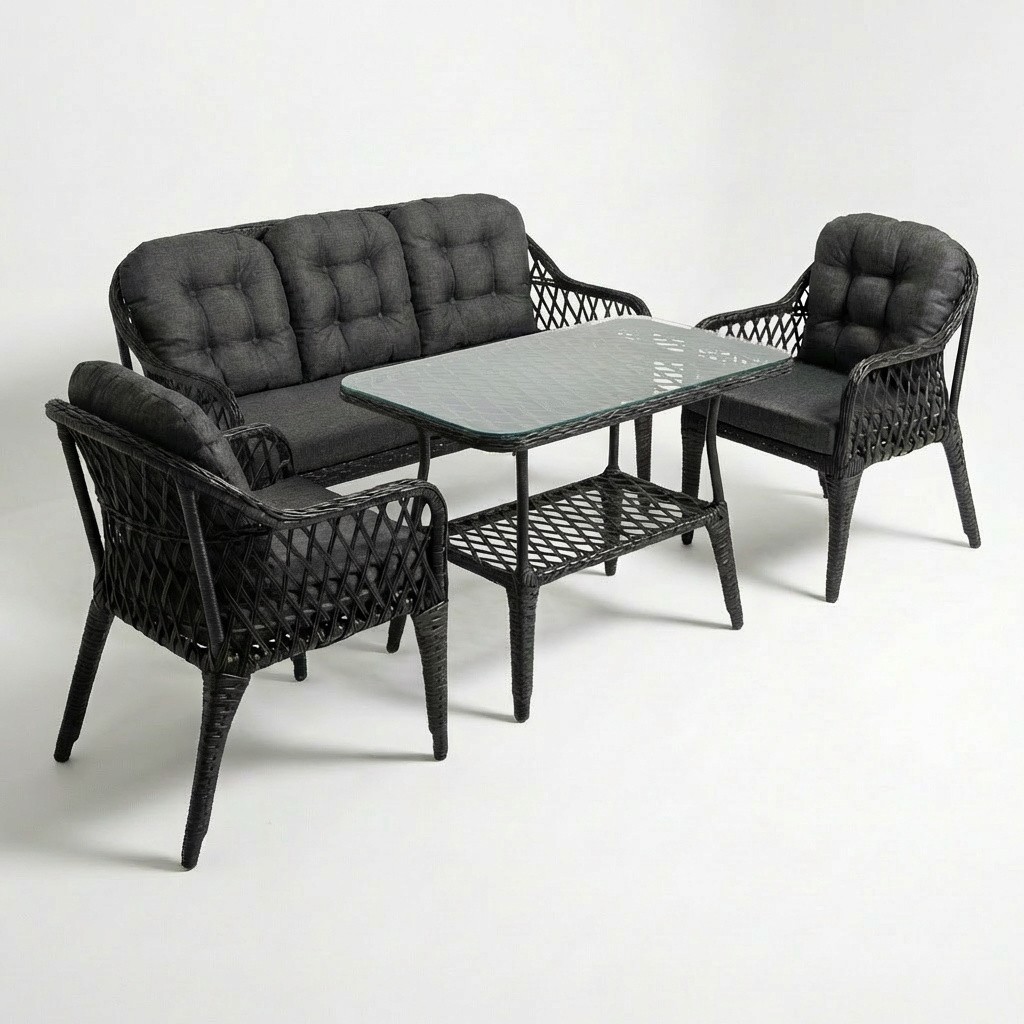 Large 150 2+1+1 Raddan Mini Çay Seti 1