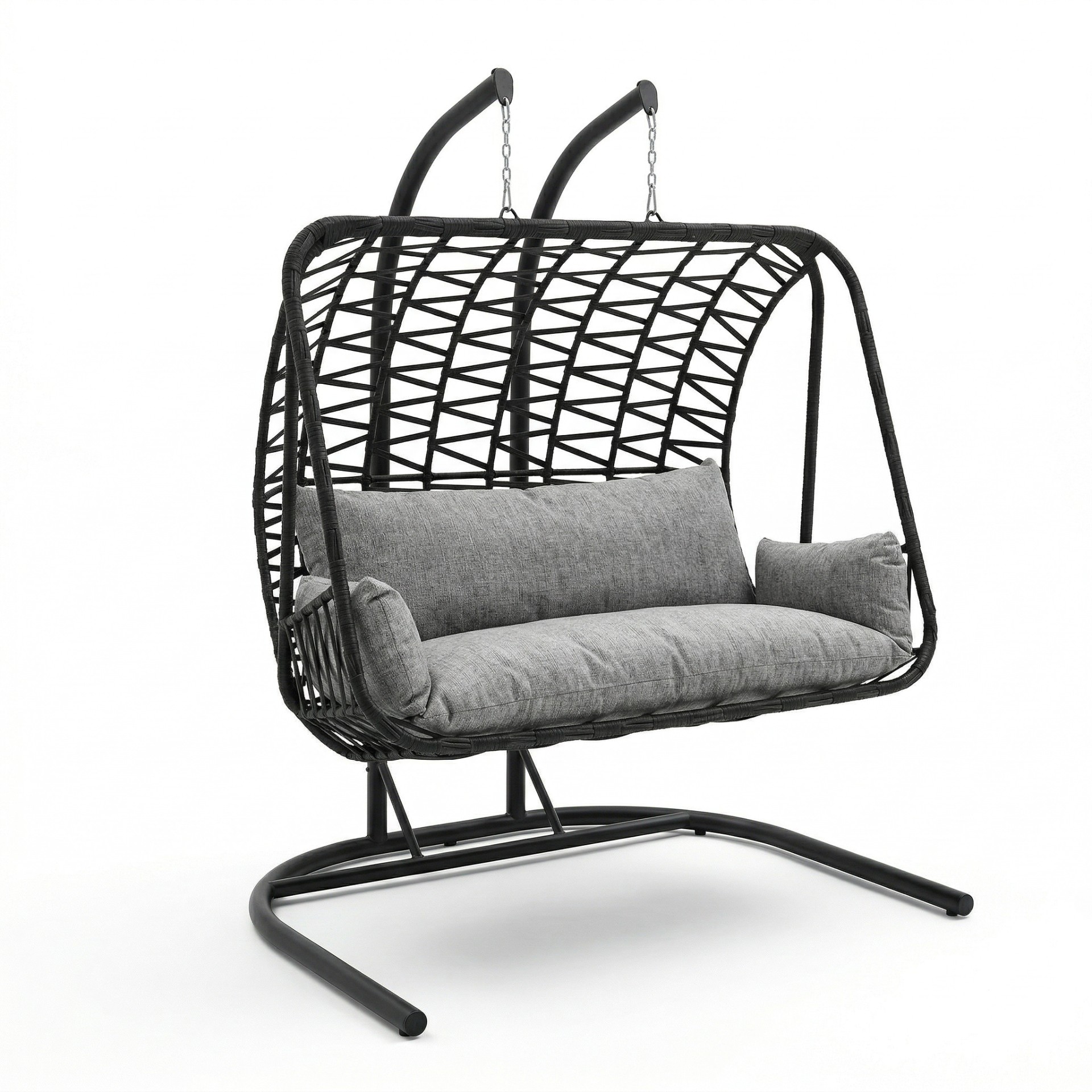 Balina Çift Kişilik Makrome İpli Salıncak 1