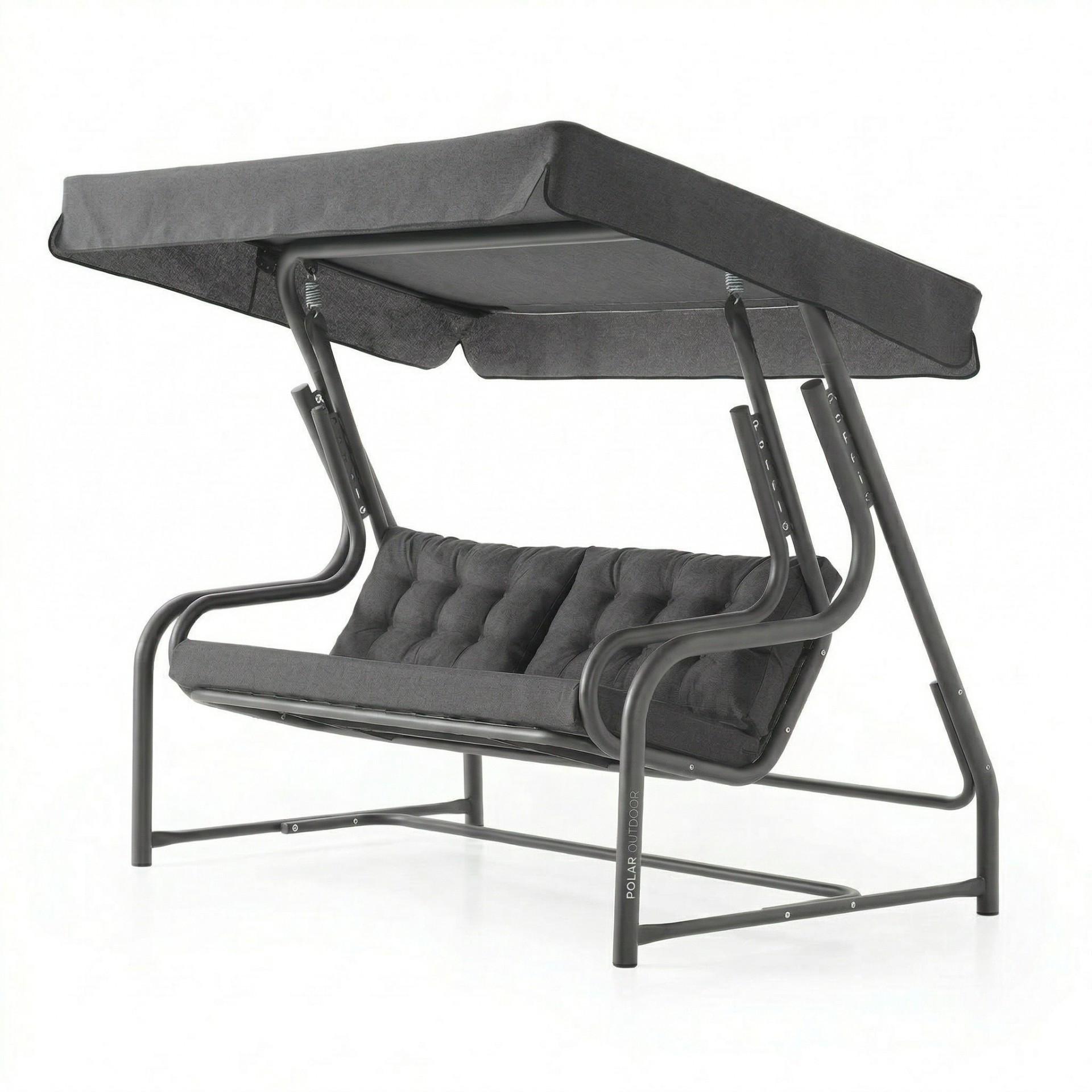 Gondol Üç Kişilik 2M Sabit Salıncak - Antrasit