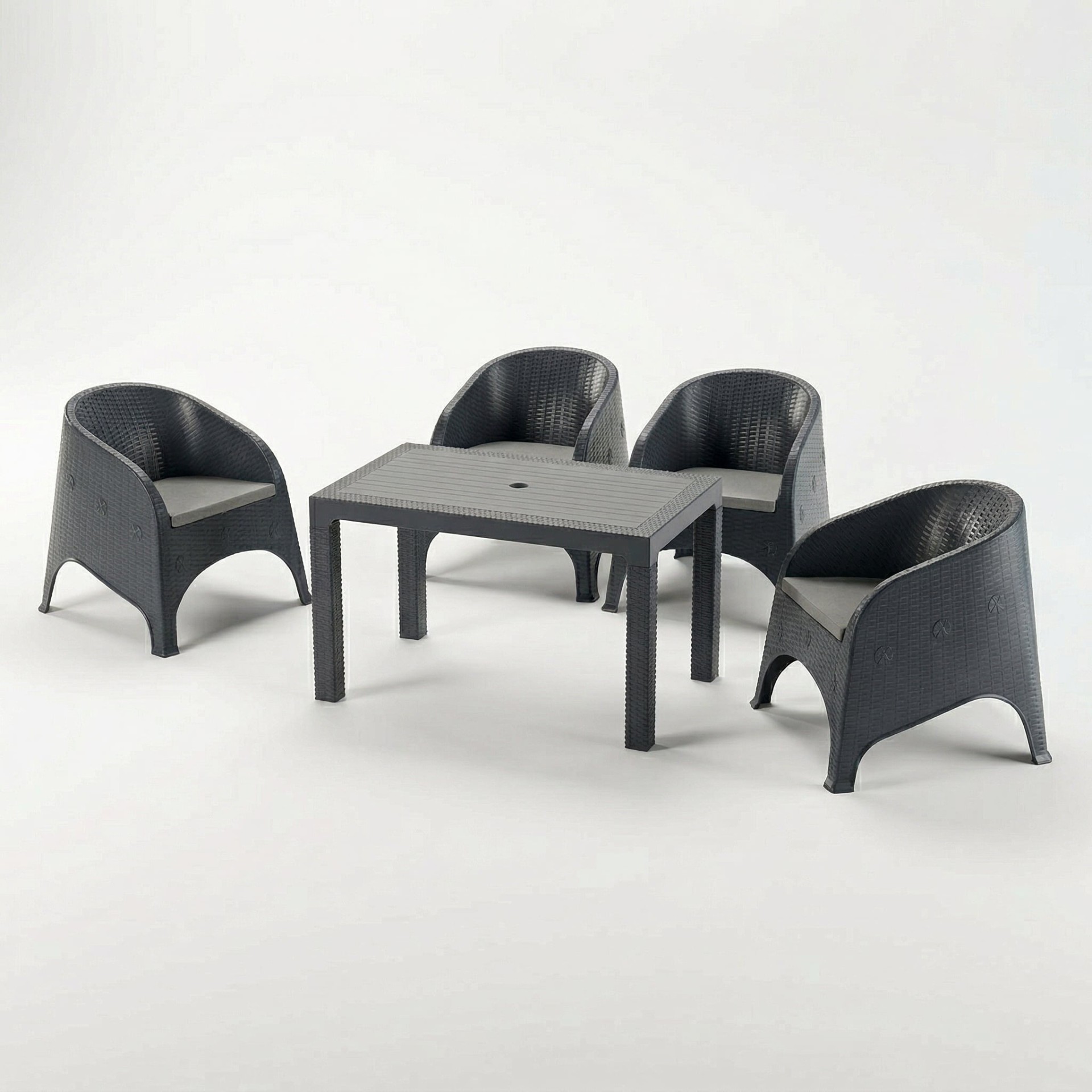 Olivia 4 Kişilik 70x120 Sehpalı Oturma Grubu 1