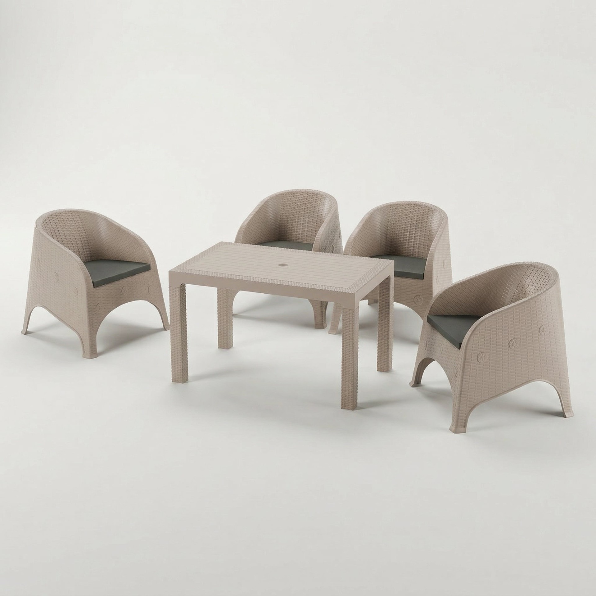 Olivia 4 Kişilik 70x120 Sehpalı Oturma Grubu 3