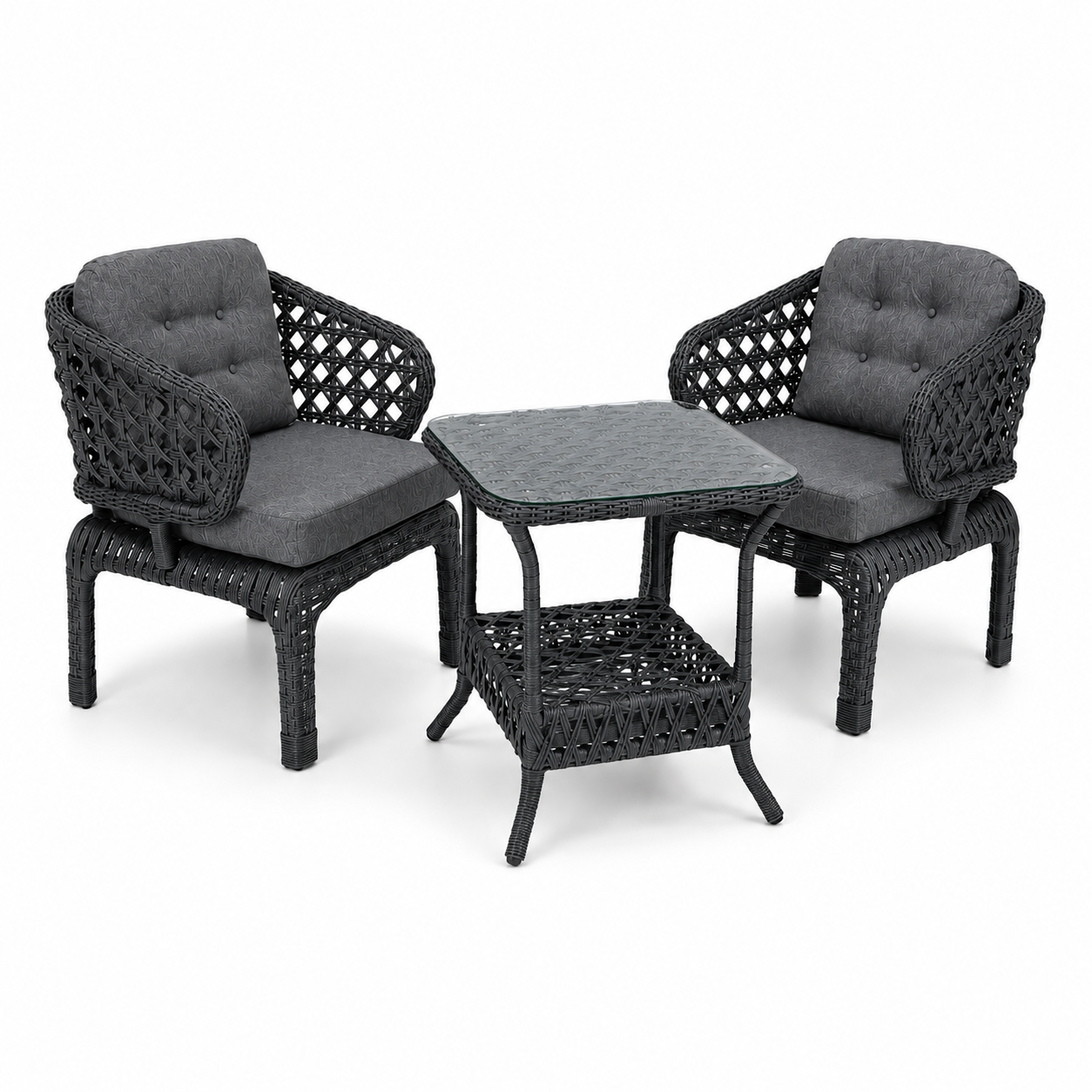 Cenevre 1+1 Raddan Bistro Set 1