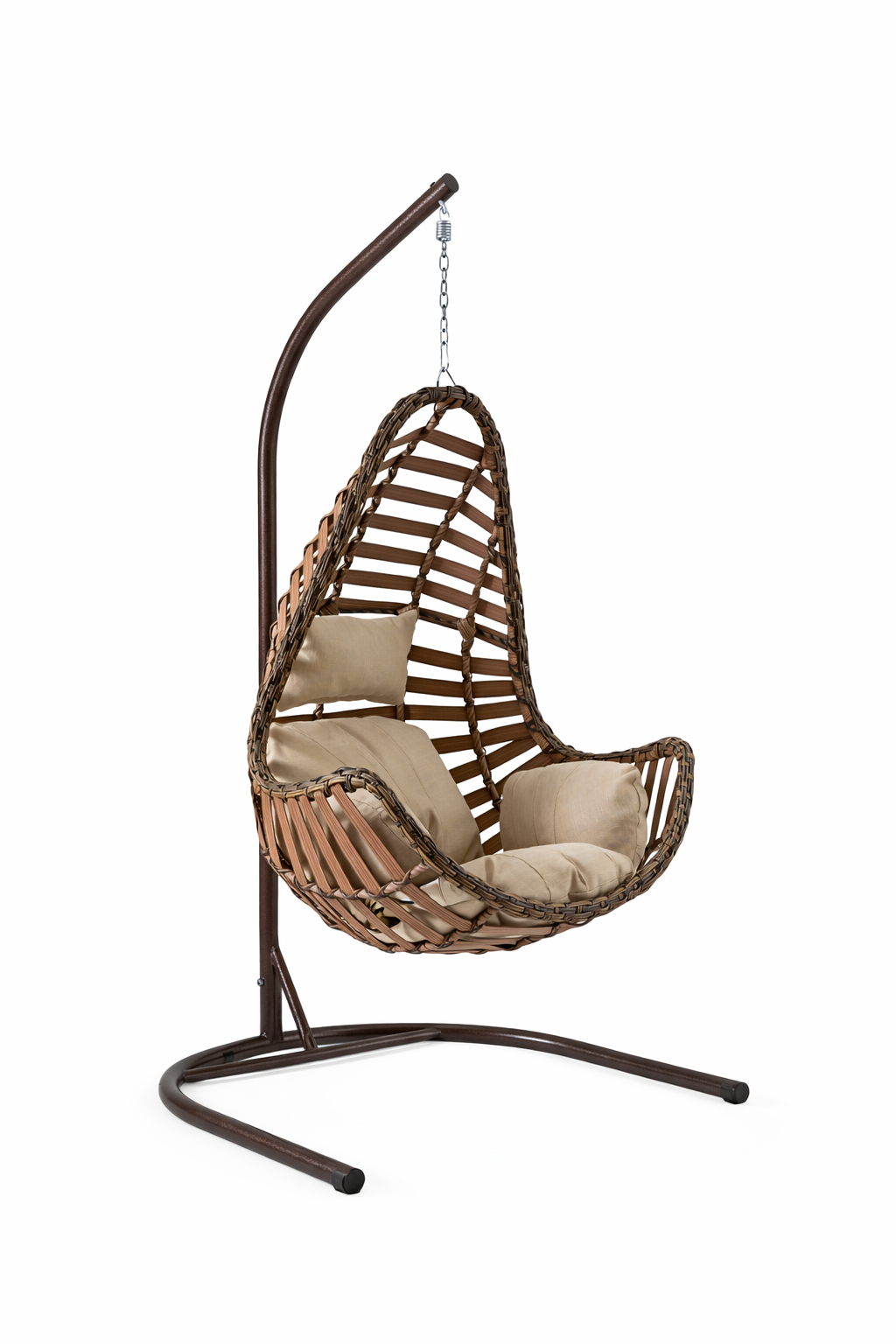 Milas Raddan Tekli Salıncak - Kahve Rengi