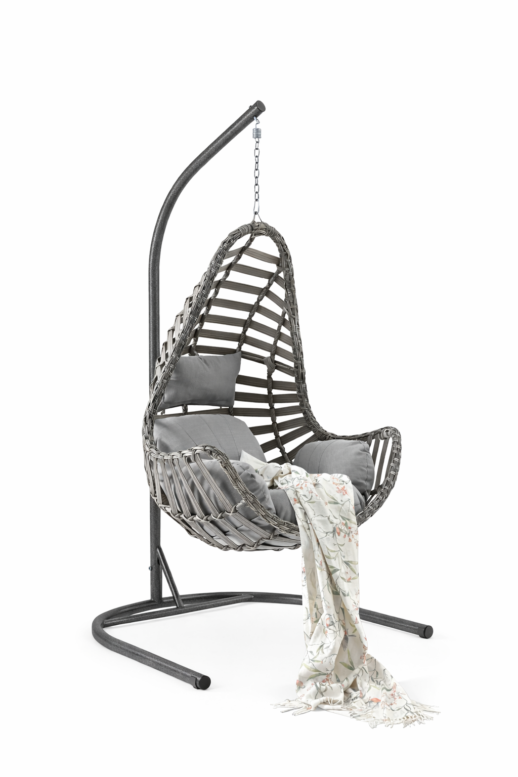 Milas Raddan Tekli Salıncak - Gri