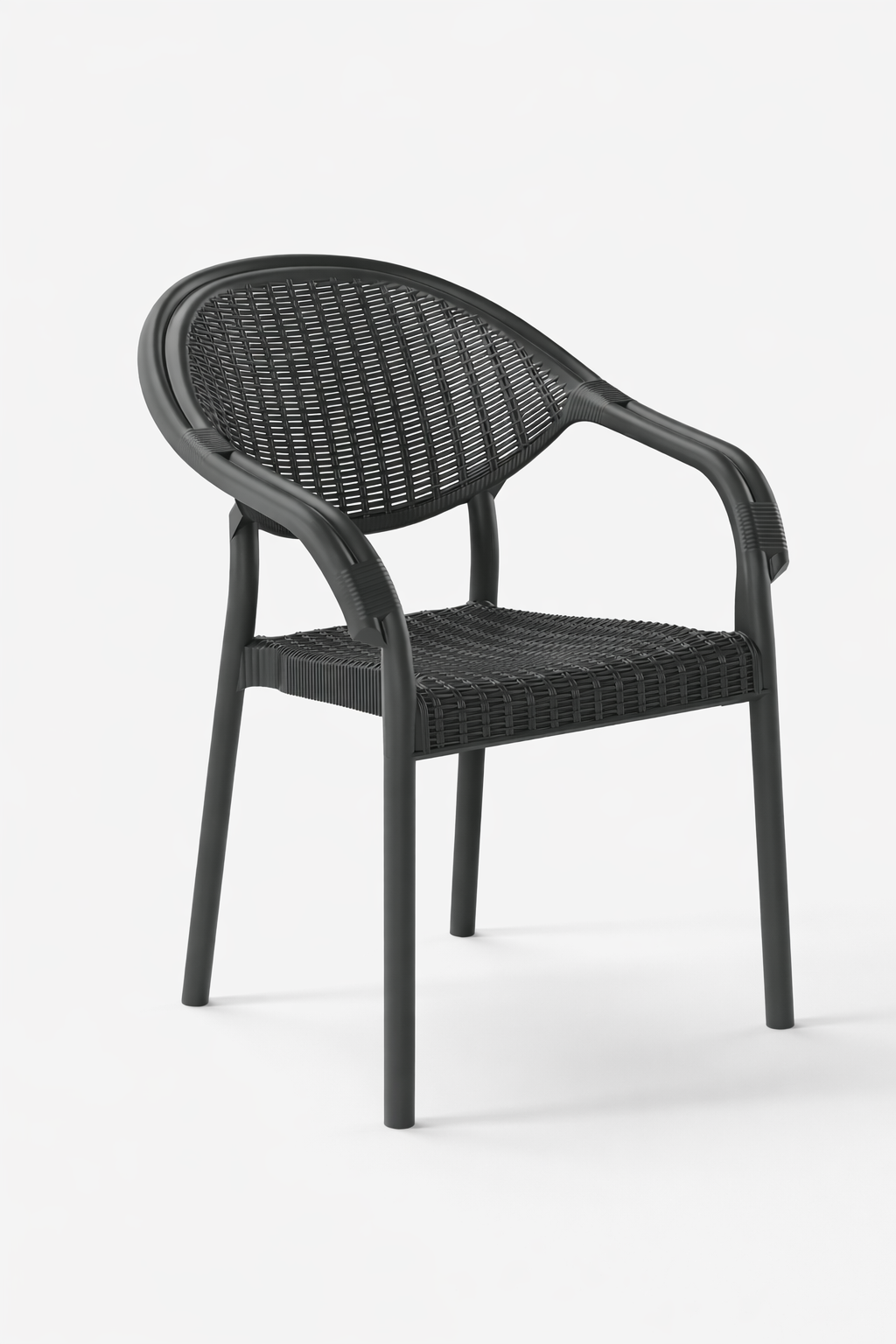 Bambu Raddan Koltuk - Kahve Rengi